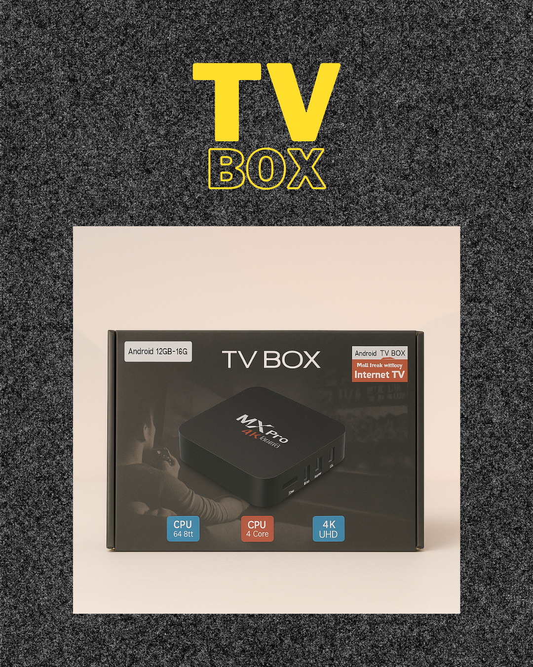 TV Box Android 4K | Convierte tu TV en Smart TV