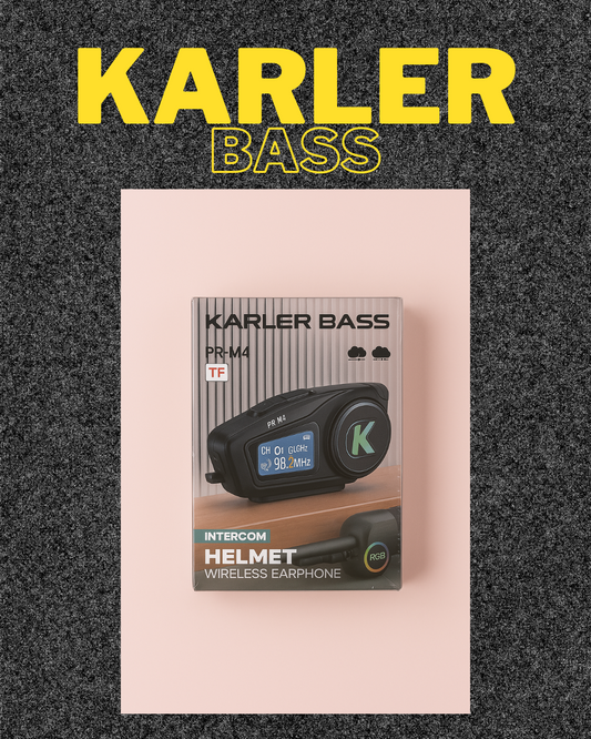 Intercomunicador Bluetooth para Casco de Moto – Karler Bass | Comunicación en Ruta